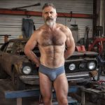 bulge mechanic dads in briefs