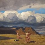 clouds art – Rockwell Kent – Men and Mountains (1909)